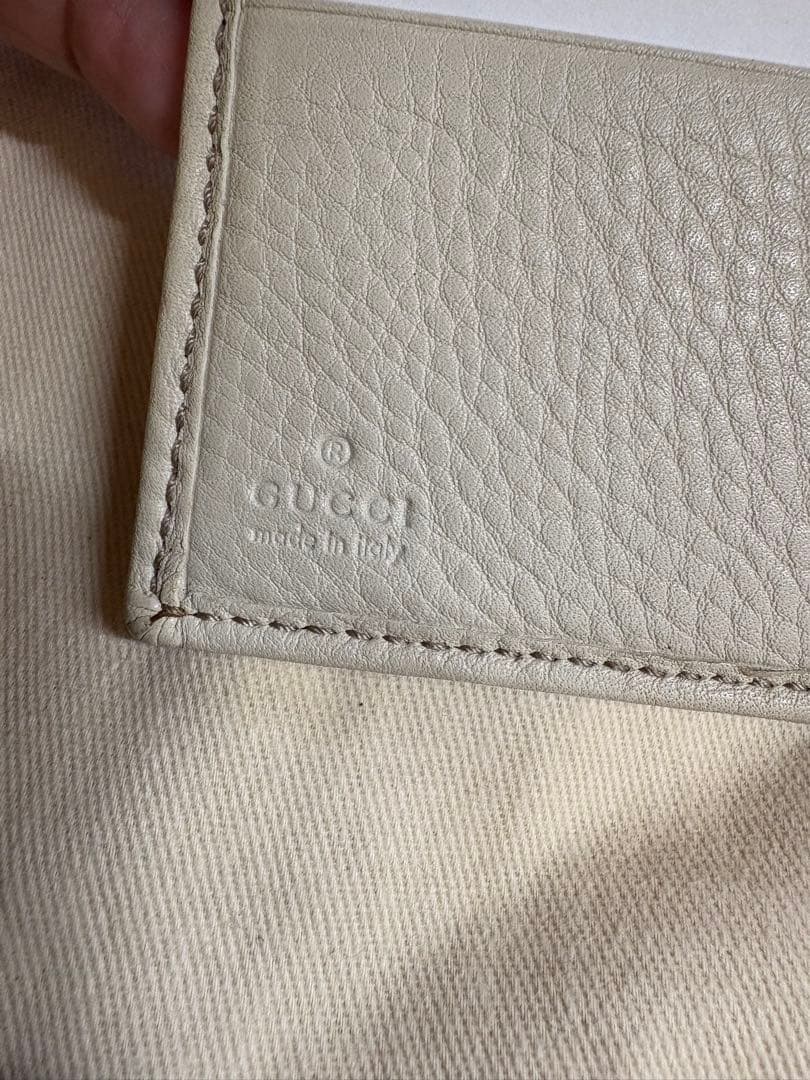 GUCCI グッチ グッチシマ GG 二つ折り財布 小銭入れ