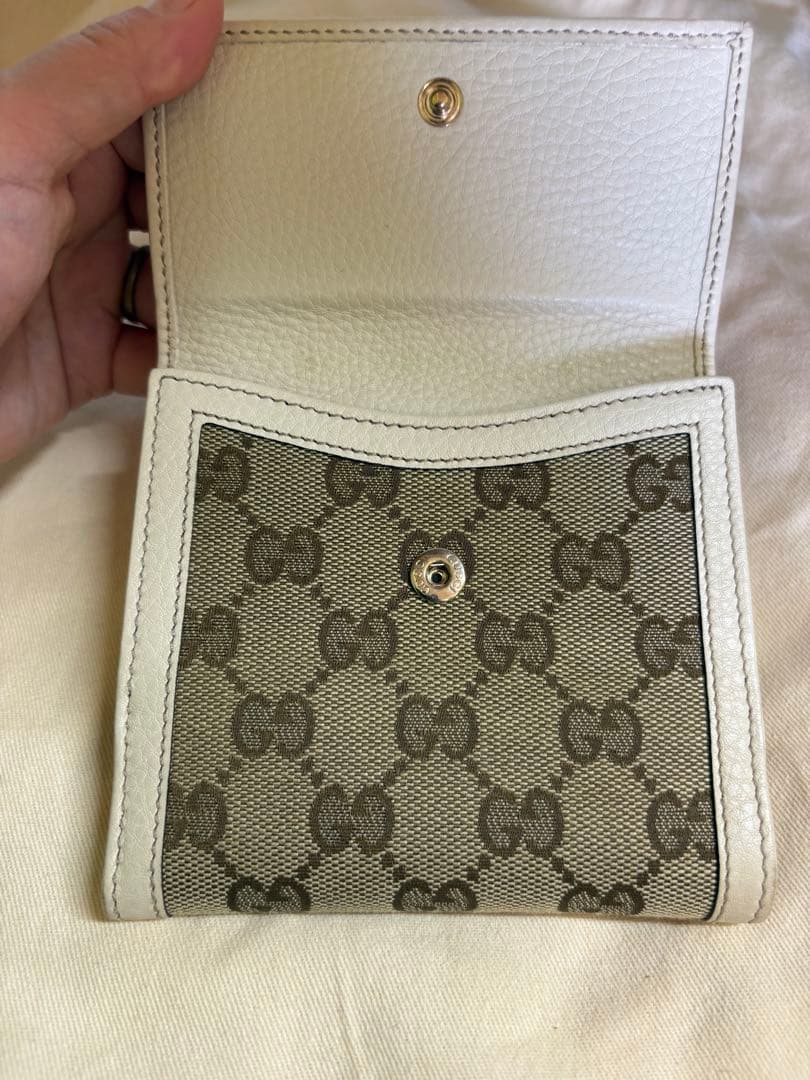 GUCCI グッチ グッチシマ GG 二つ折り財布 小銭入れ