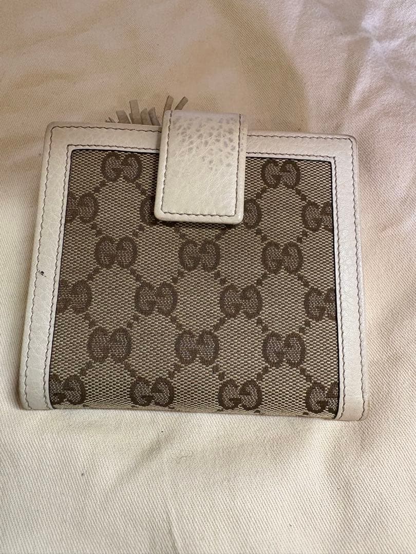 GUCCI グッチ グッチシマ GG 二つ折り財布 小銭入れ