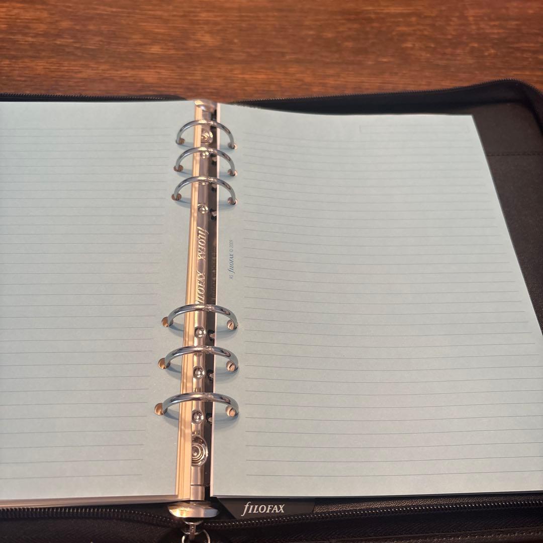 ファイロファックス　システム手帳　黒
