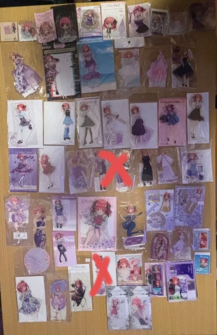 五等分の花嫁　中野二乃　アクリルスタンド127個