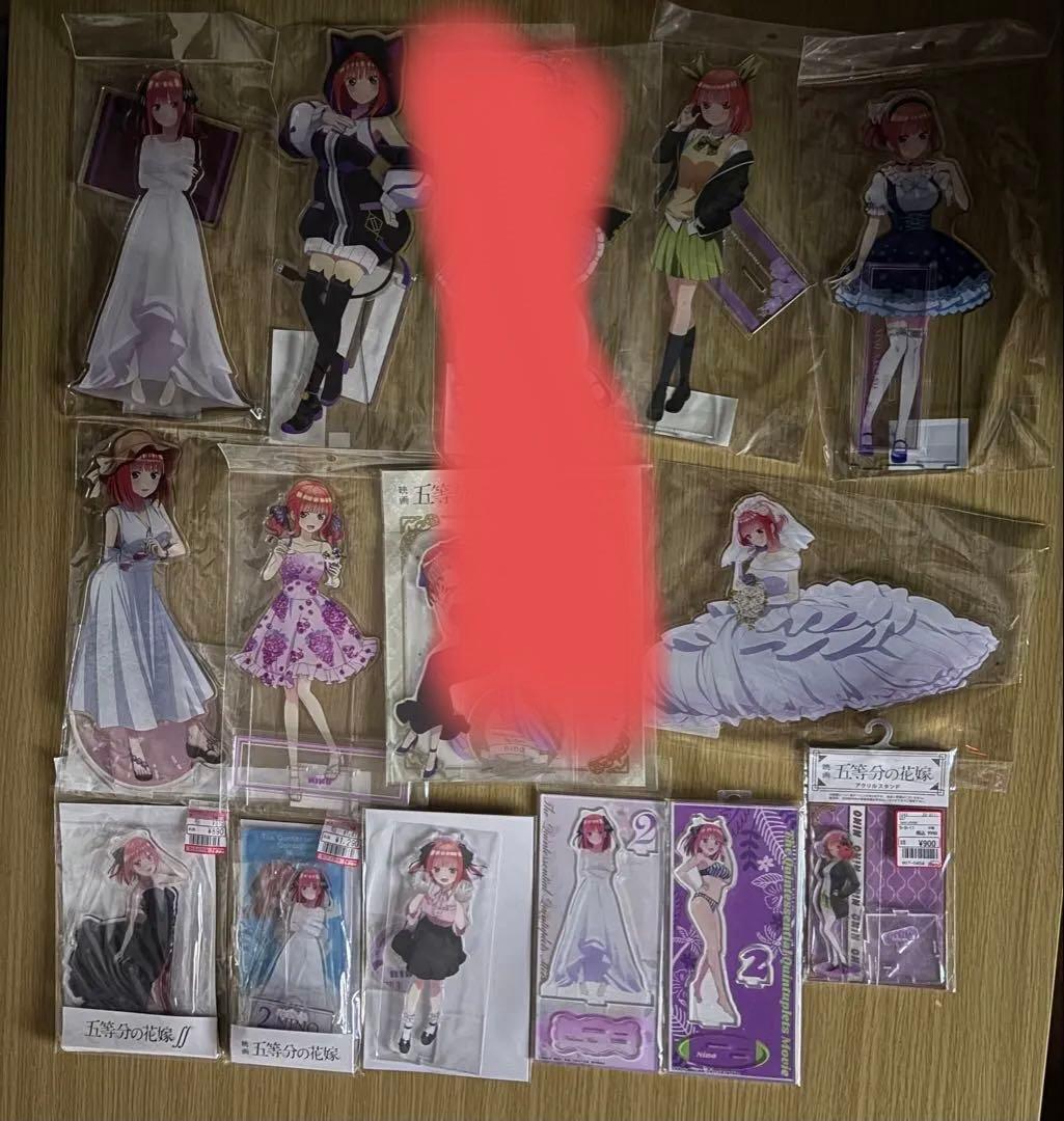 五等分の花嫁　中野二乃　アクリルスタンド127個