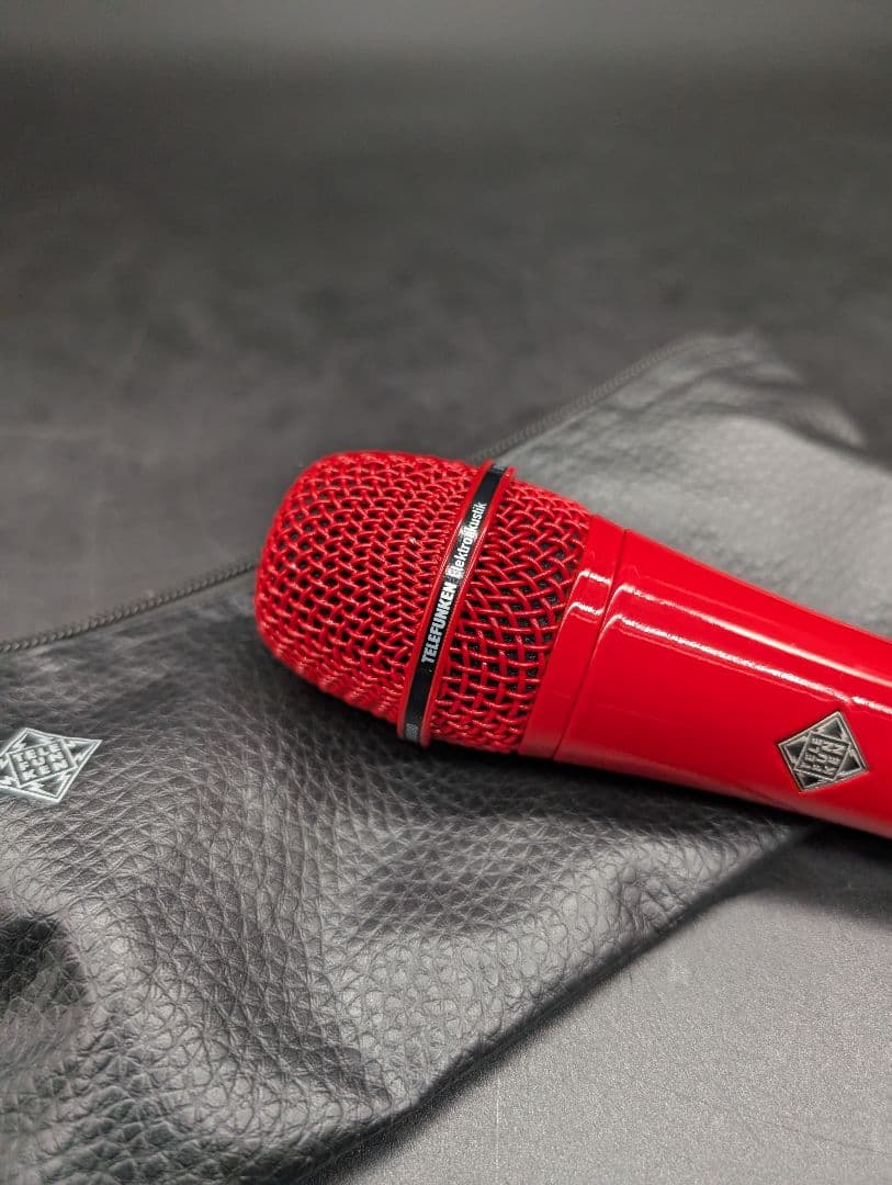 【美品・動作良好】TELEFUNKEN M80 ダイナミックマイク レッド
