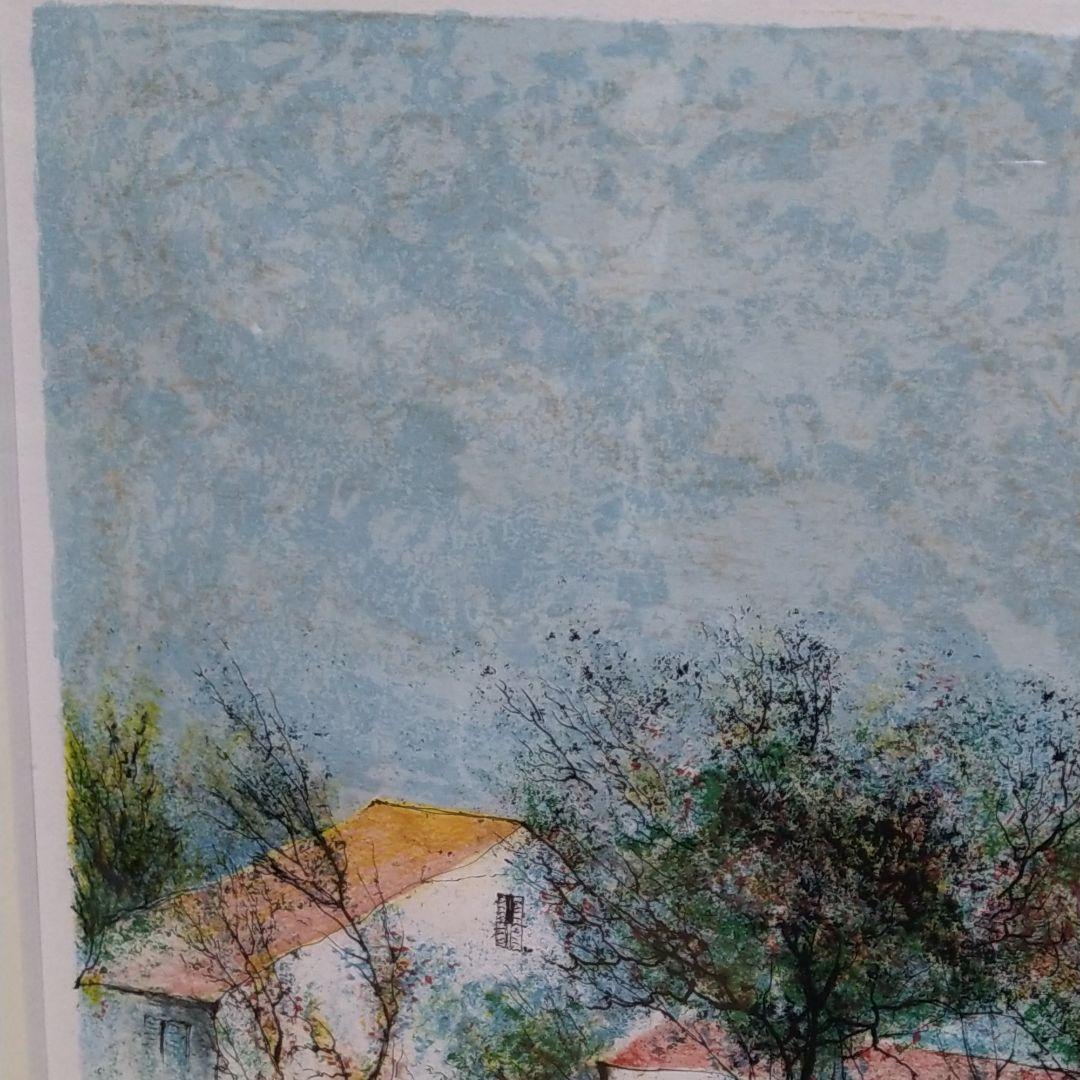 版画額付き　作者不詳