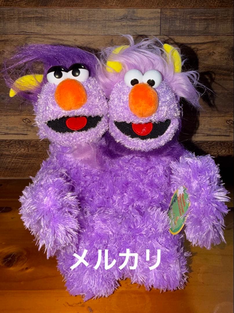 セサミストリート ツーヘッドモンスター ジムヘンソン ぬいぐるみ アメトイ レア
