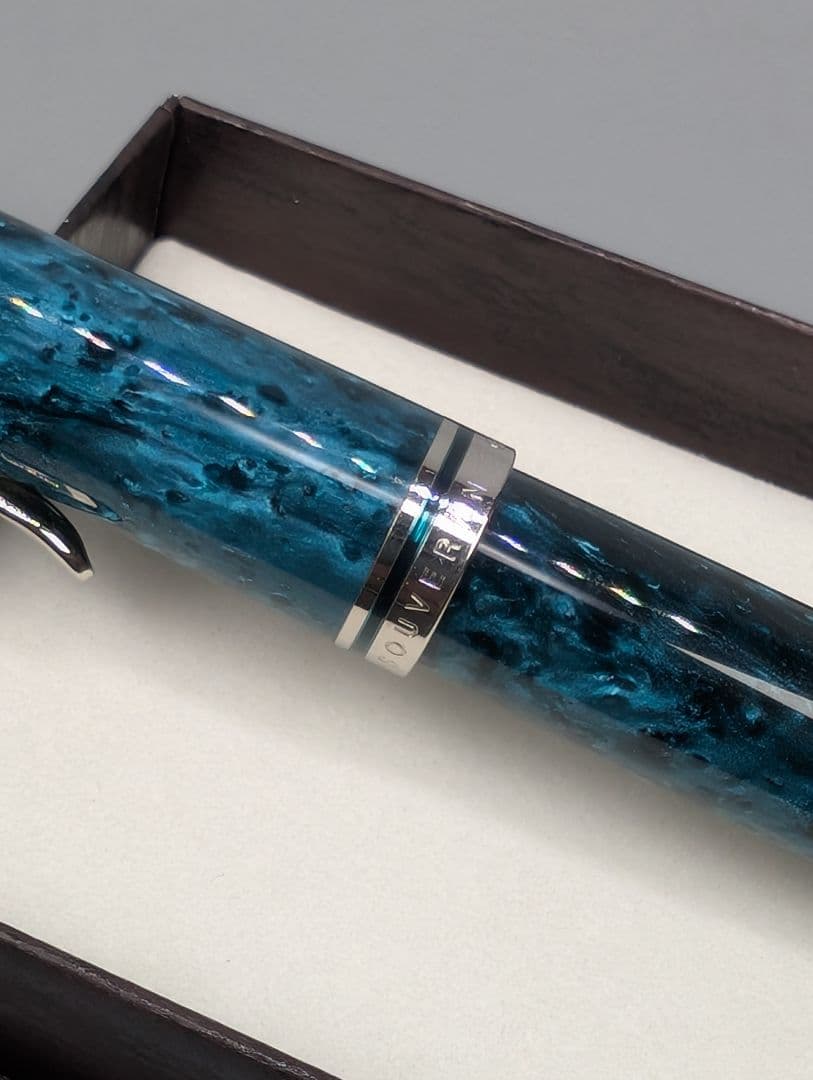 ペリカン スーベレーン M805 オーシャンスワール　ニブEF　Pelikan