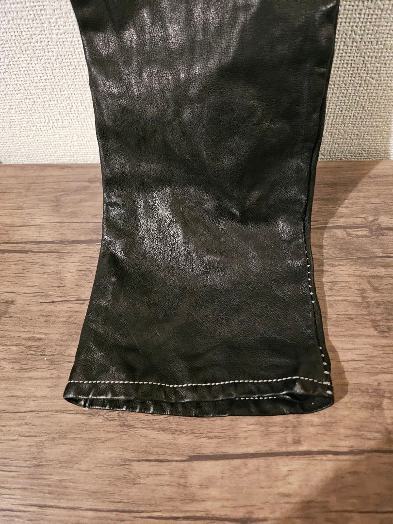 incarnation インカネーション　レザー　サルエルパンツ　黒　試着程度