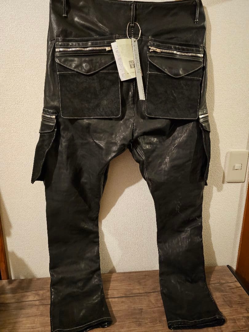 incarnation インカネーション　レザー　サルエルパンツ　黒　試着程度