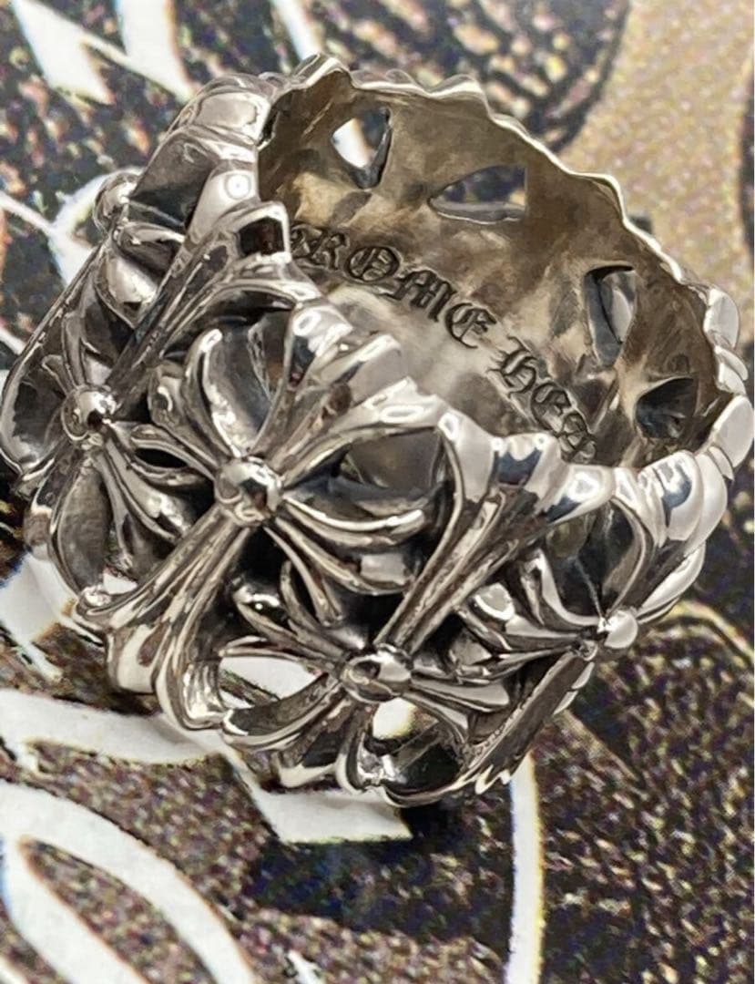 クロムハーツ　セメタリークロス　リング　指輪　21号　シルバー925