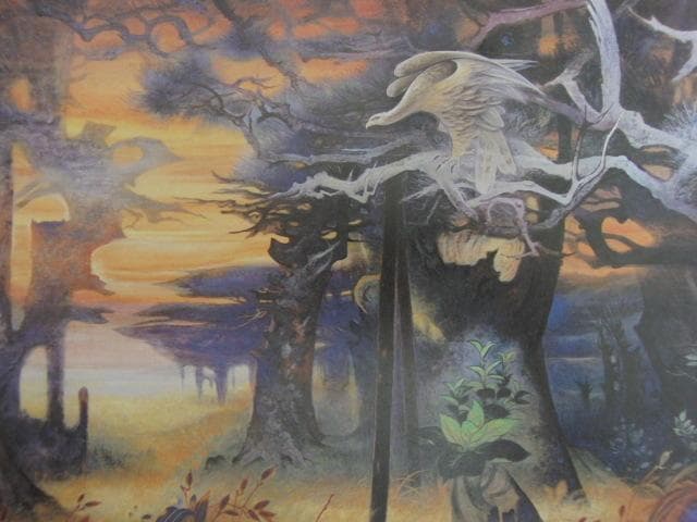 野崎貢、【曙】、希少な額装用画集より、状態良好、新品額装付、日本人画家