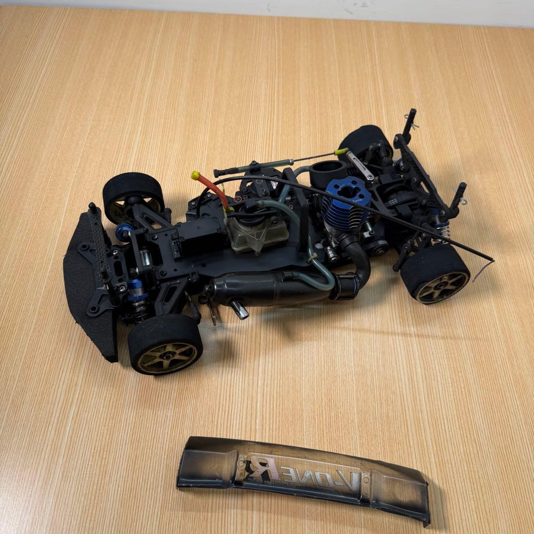 京商　V-One R シャーシ　現状品　エンジンRCカー　ラジコン