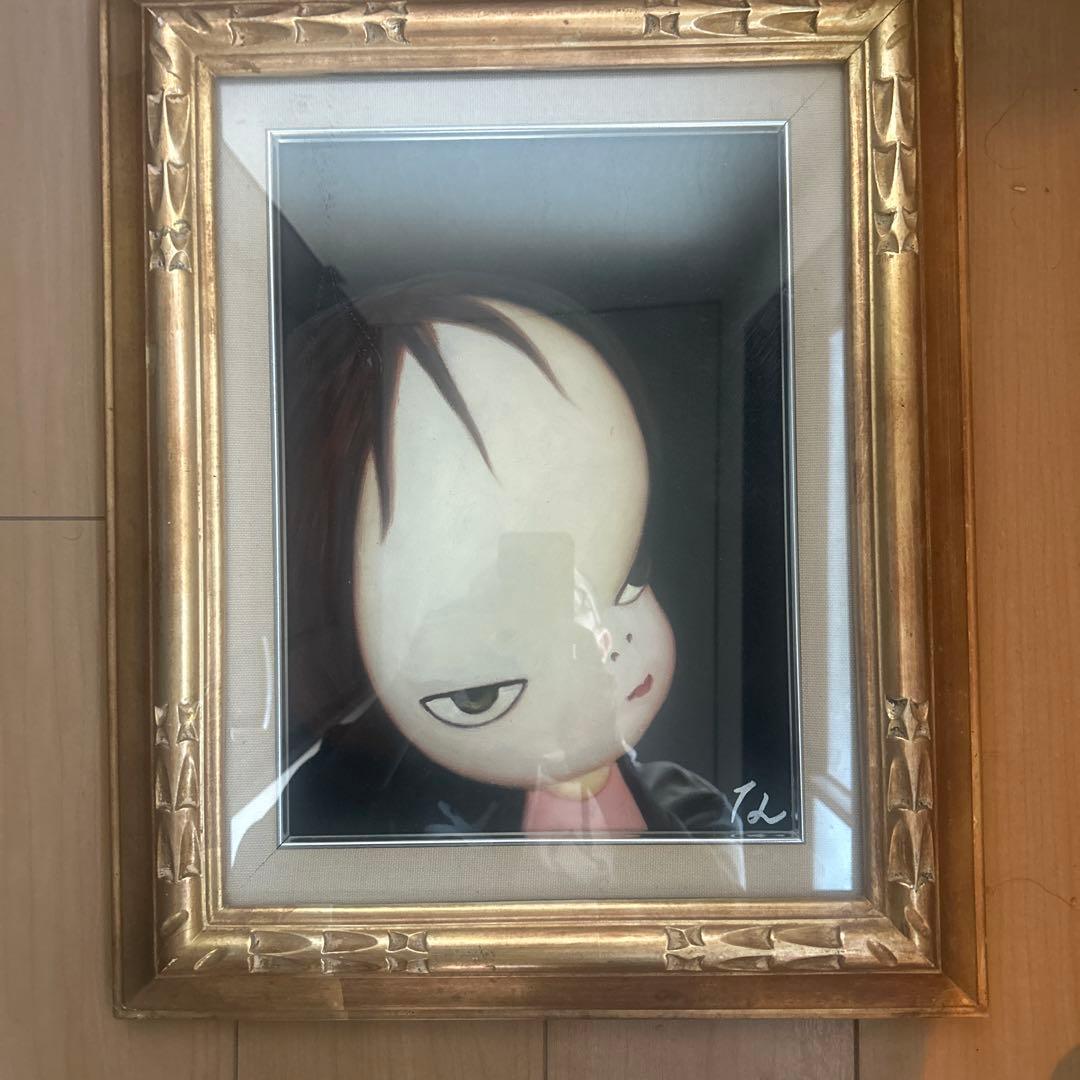 「模写」奈良美智　額付き