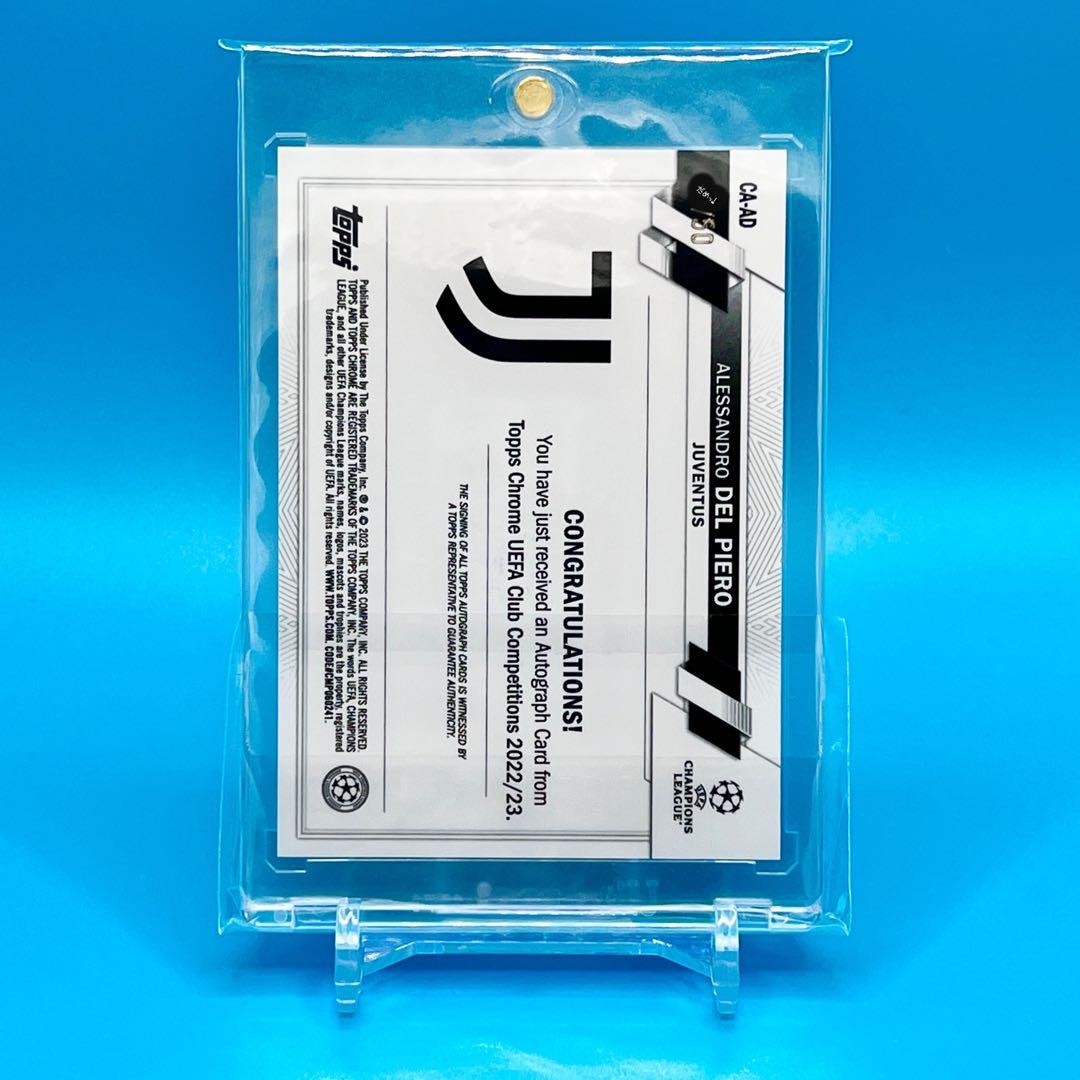 世界50枚！22-23 Topps DEL PIERO デル ピエロ 直筆サイン
