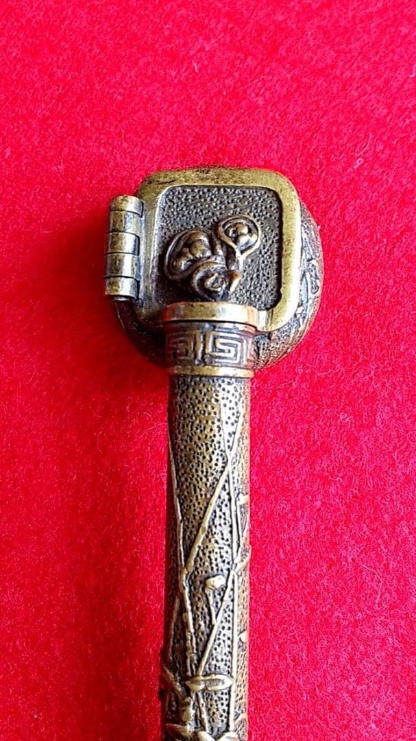 お値下げ中　矢立　傷なし美品　真鍮製