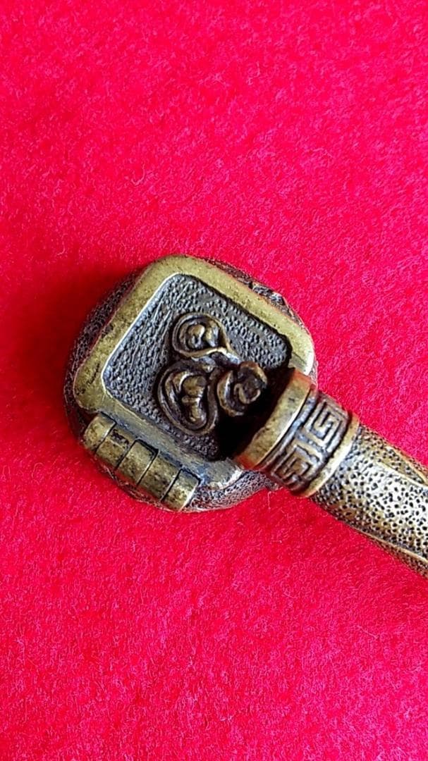 お値下げ中　矢立　傷なし美品　真鍮製