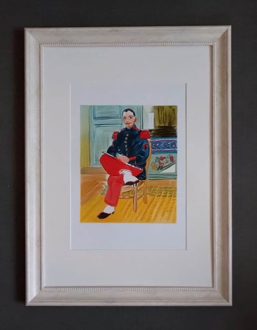 Ｋラウル・デュフィのリトグラフ　Le Flutiste