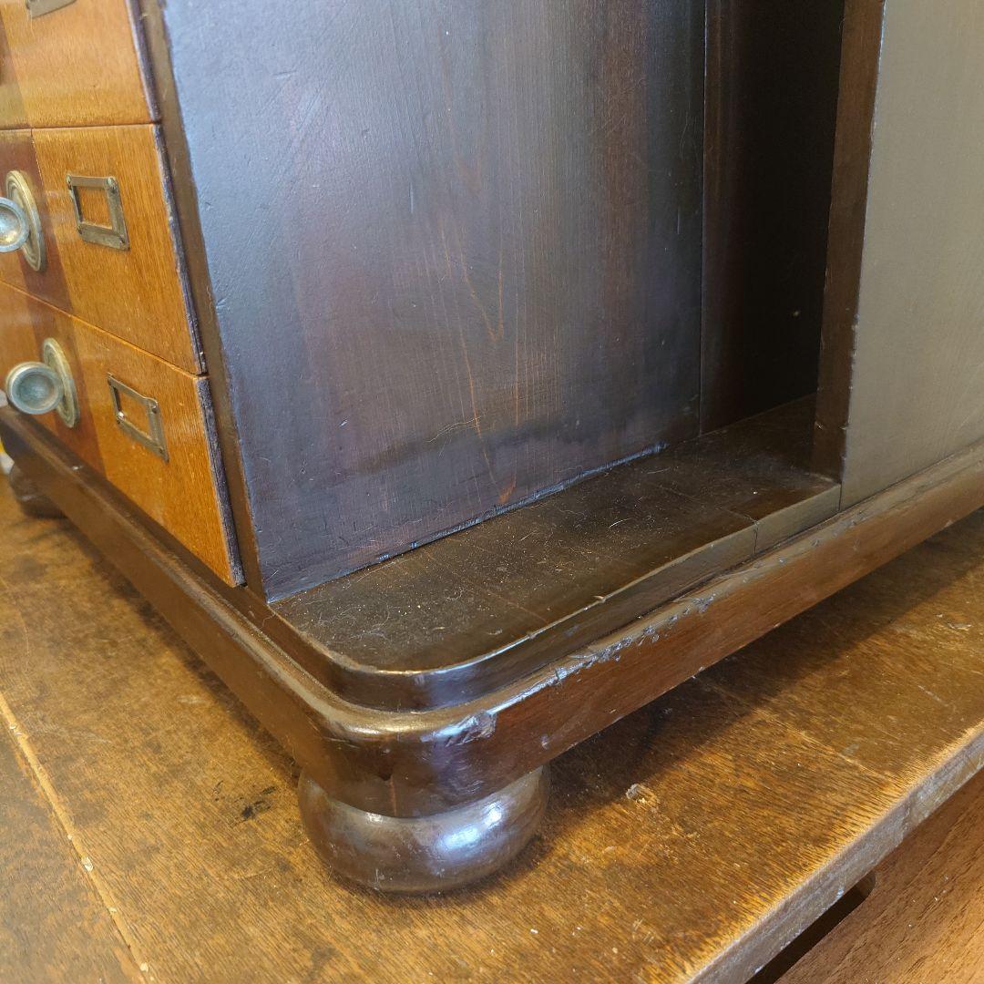 ビンテージ　レコードキャビネット 　引き出し　レトロ　アンティーク