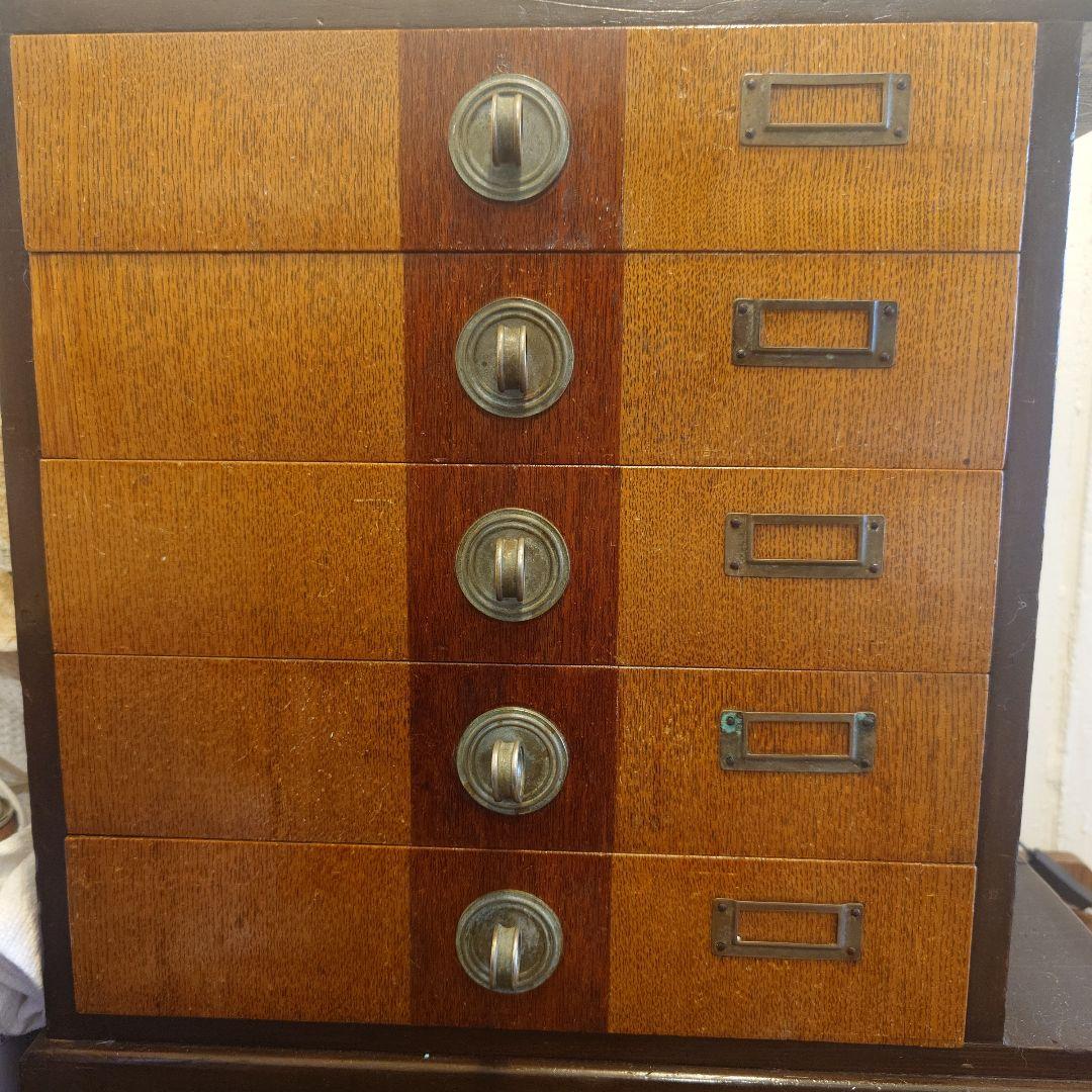 ビンテージ　レコードキャビネット 　引き出し　レトロ　アンティーク