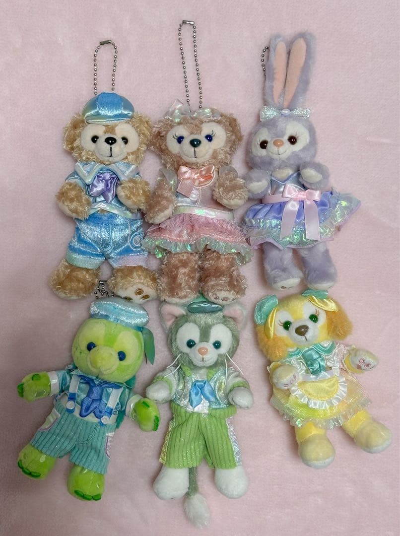 カラフルハピネス　ぬいぐるみバッチ　セット