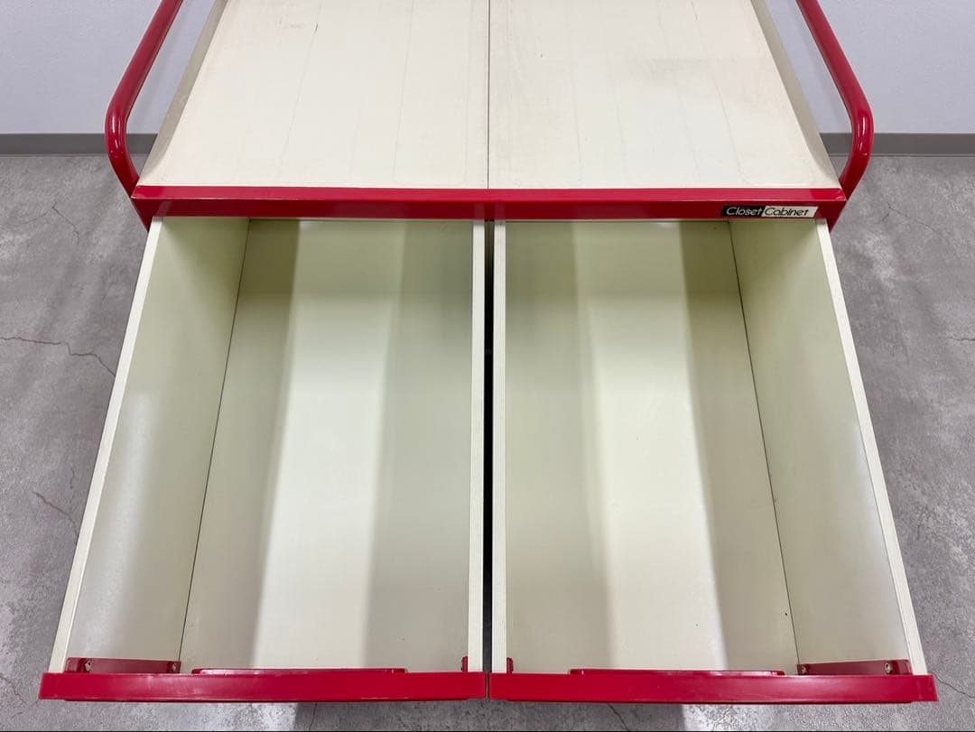 SNT1317 昭和レトロ レトロポップ スチール 押入れ 収納 キャビネット