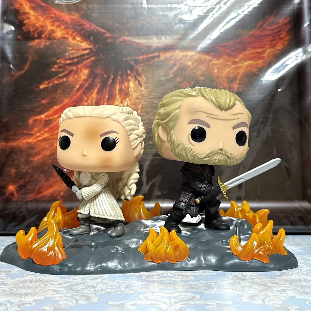 Funko pop! ダエネルス・ターガリエン＆ジョラー・モーモント フィギュア