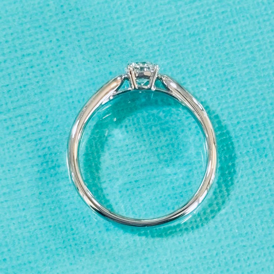 新品同様　ティファニー　Pt950 ハーモニー　ダイヤ　リング　0.26ct