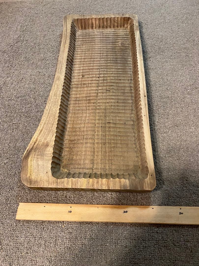 【お値下‼️⠀】我谷盆 栗材4