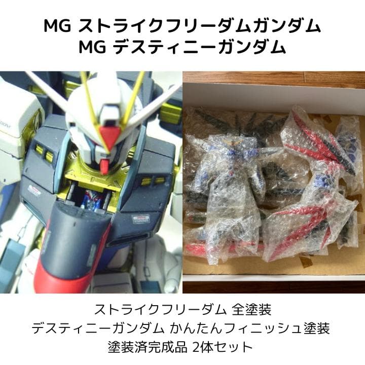 MG2体セット ストライクフリーダム デスティニー / ガンプラ塗装済完成品