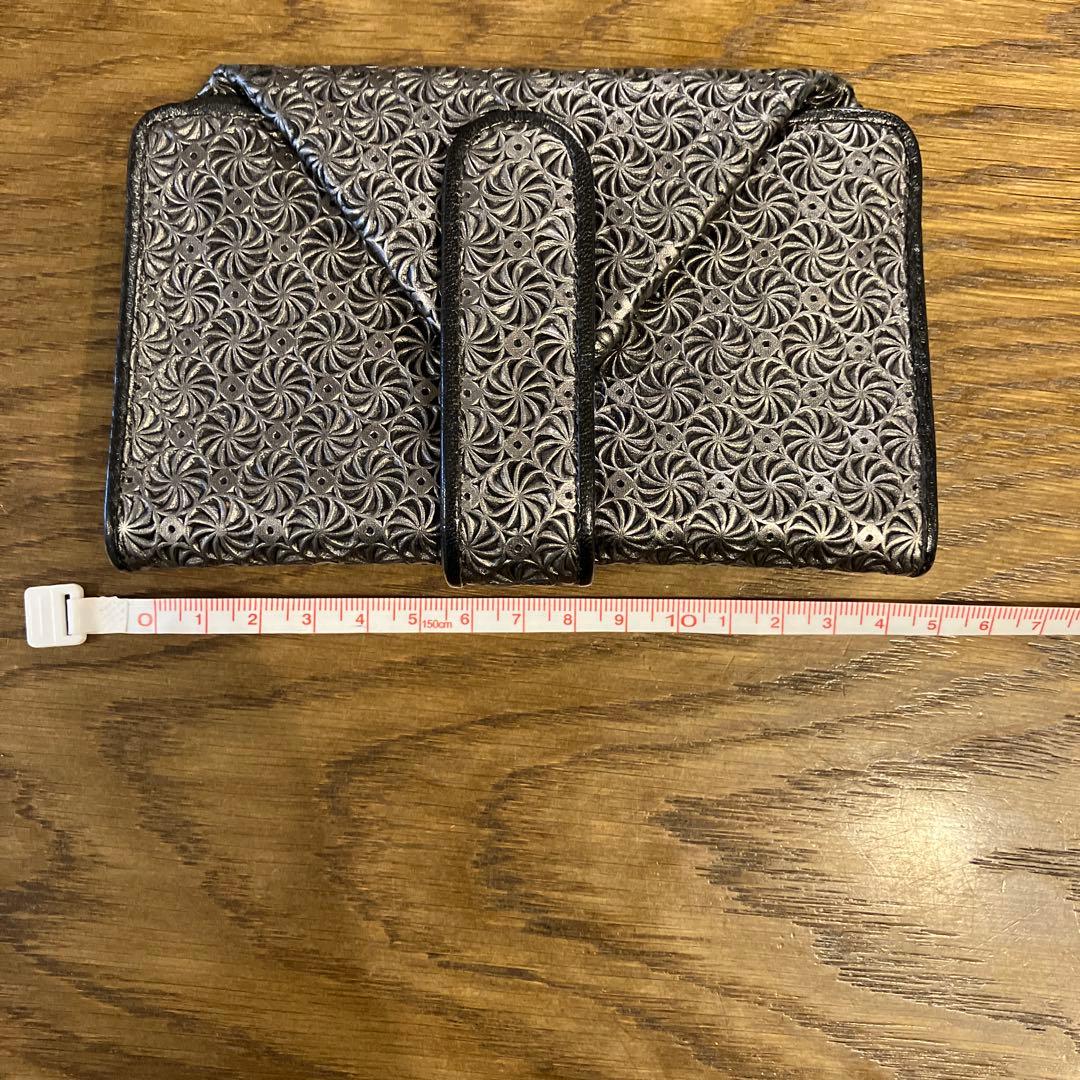 ま*お様 ハヤシヒロコ　ジラソーレ　財布　ブラック　 ミニモ