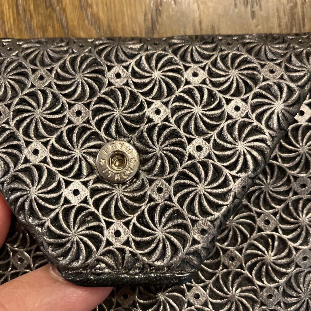 ま*お様 ハヤシヒロコ　ジラソーレ　財布　ブラック　 ミニモ