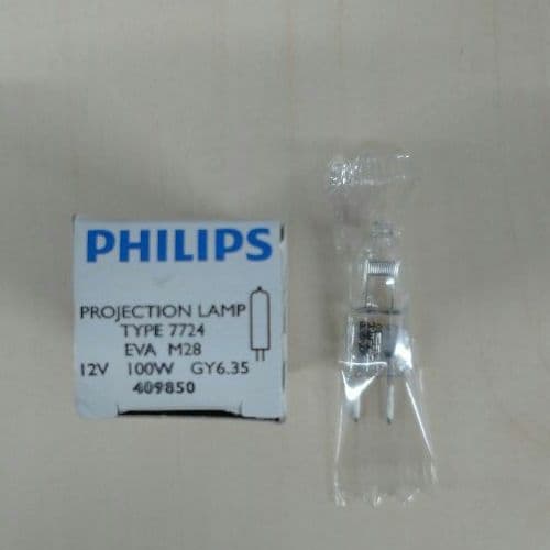 フィリップス 光学照明用ハロゲンランプ 7724　100個パック