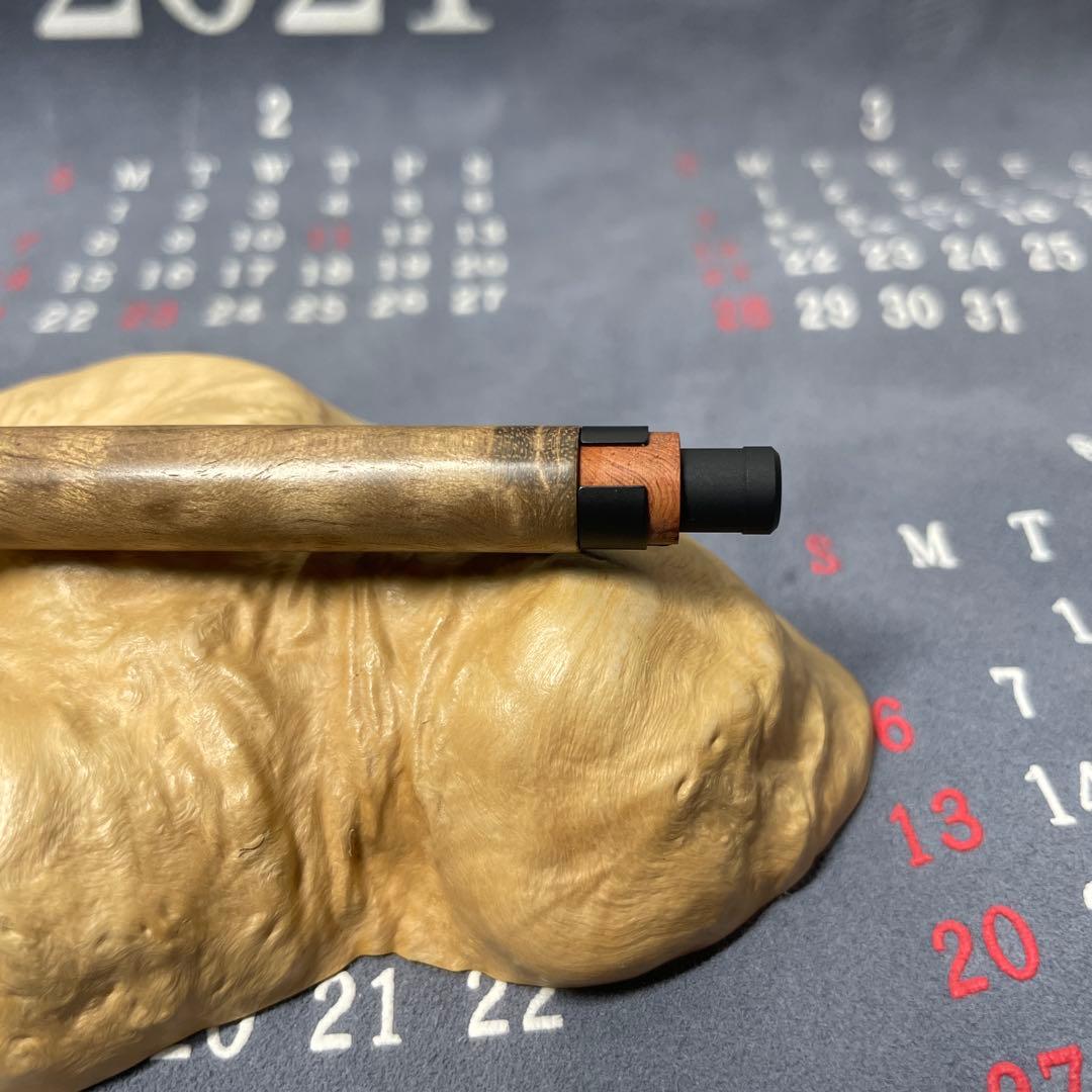 木軸　オレンズネロ　マーブルウッド×花梨瘤