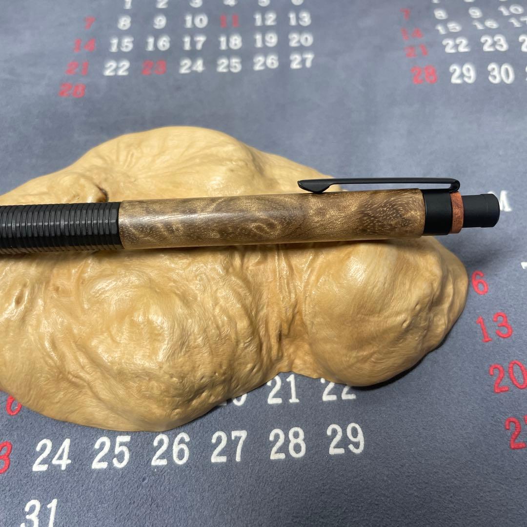 木軸　オレンズネロ　マーブルウッド×花梨瘤