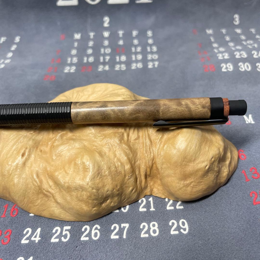 木軸　オレンズネロ　マーブルウッド×花梨瘤