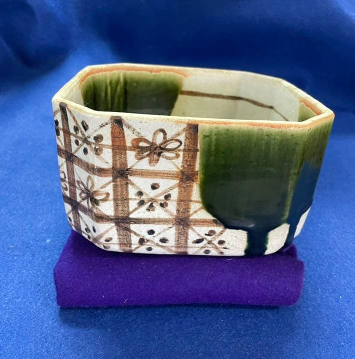 織部　四方　茶道具　⭐️お値引品