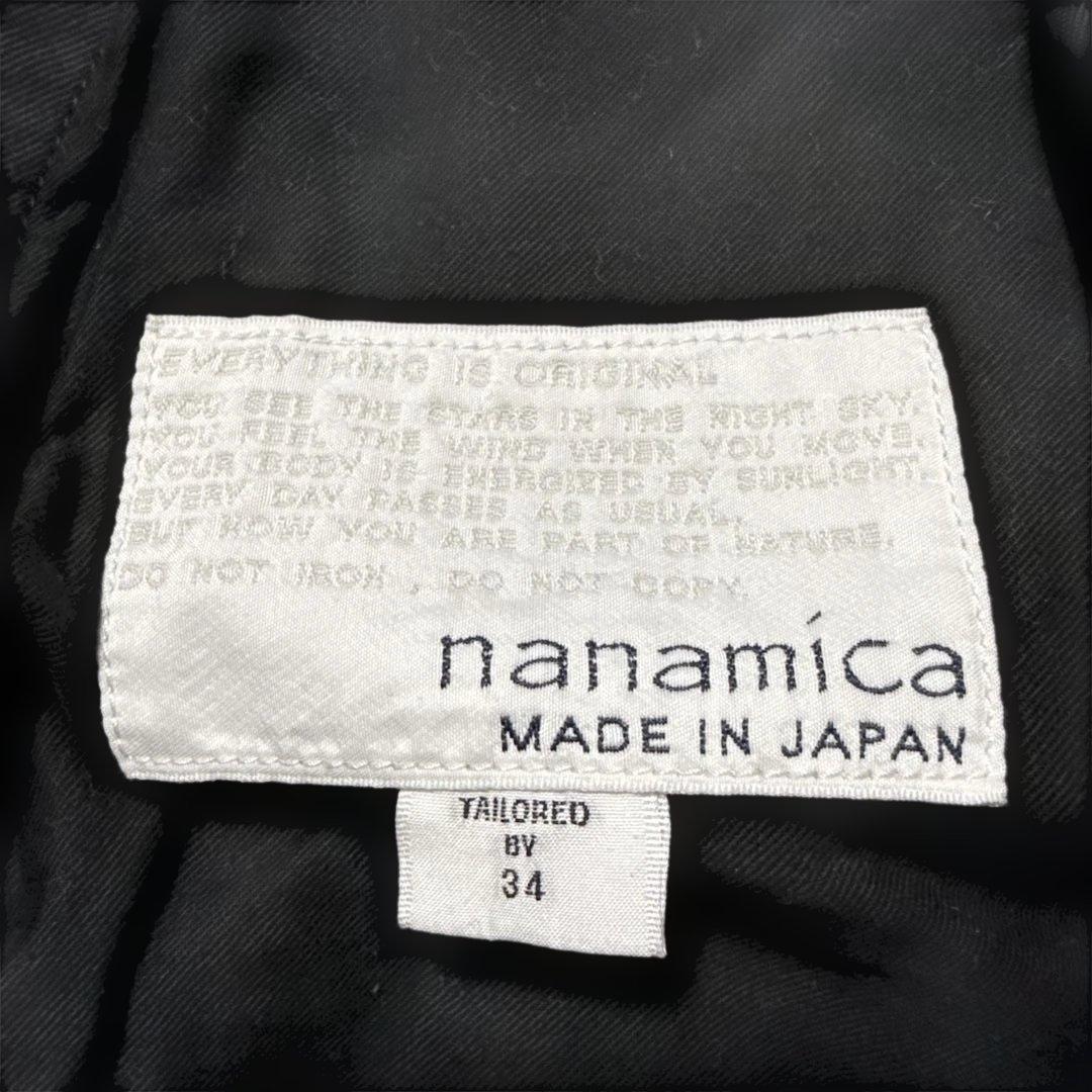 nanamica　「Wide Chino Pants（ワイドチノ）　ブラック