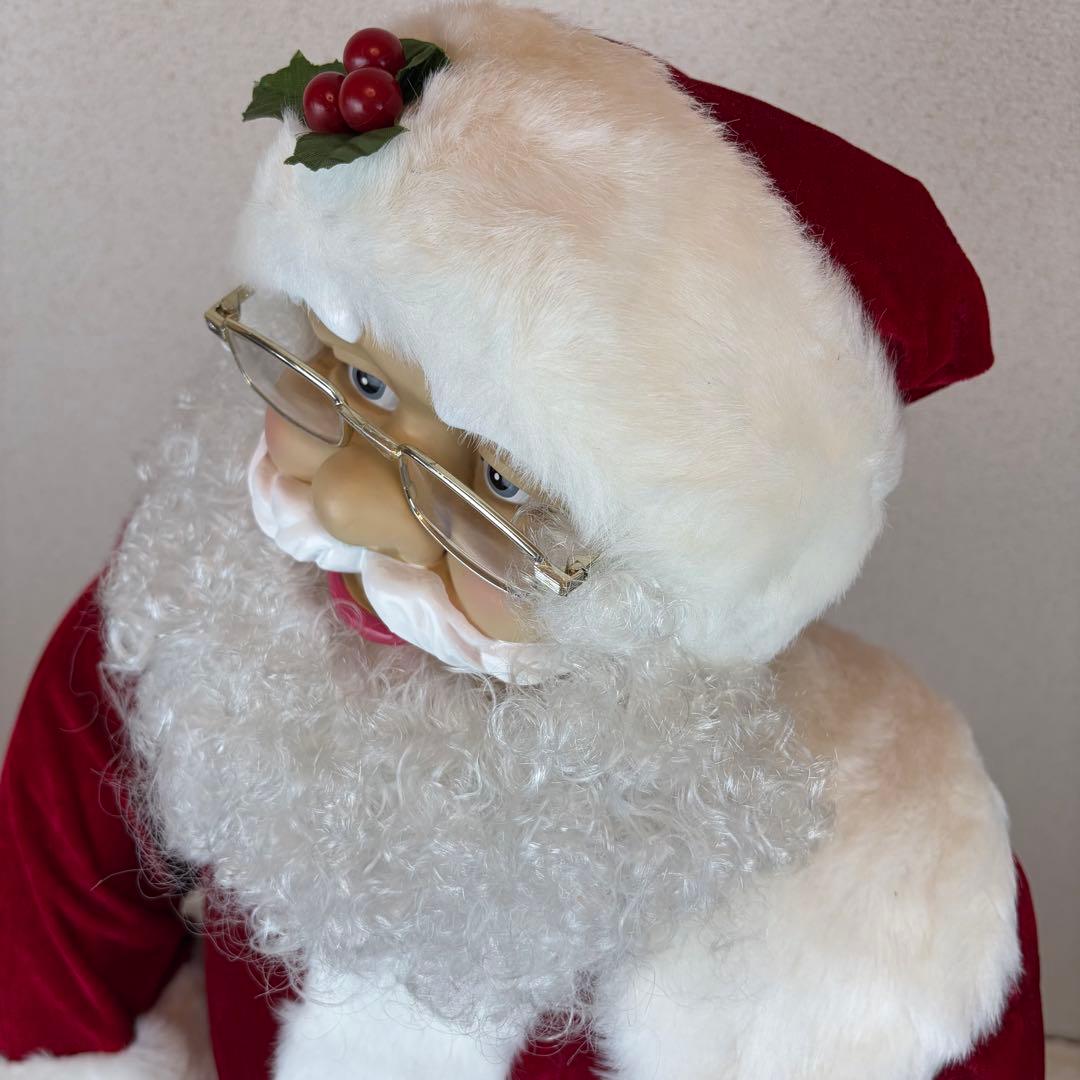 送料無料 ダンシングサンタ 大型 120cm 置物 人形 クリスマスツリー