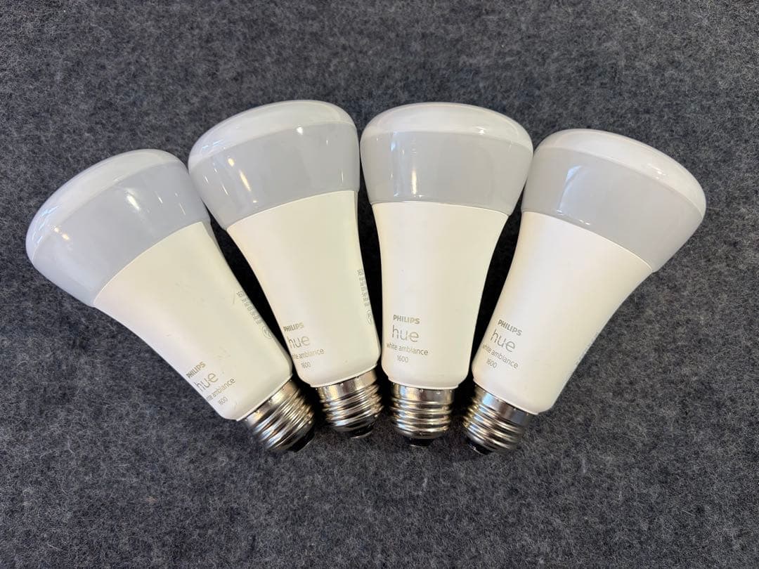 PhilipsHueスマート電球E26 100Wホワイトグラデーション4個セット
