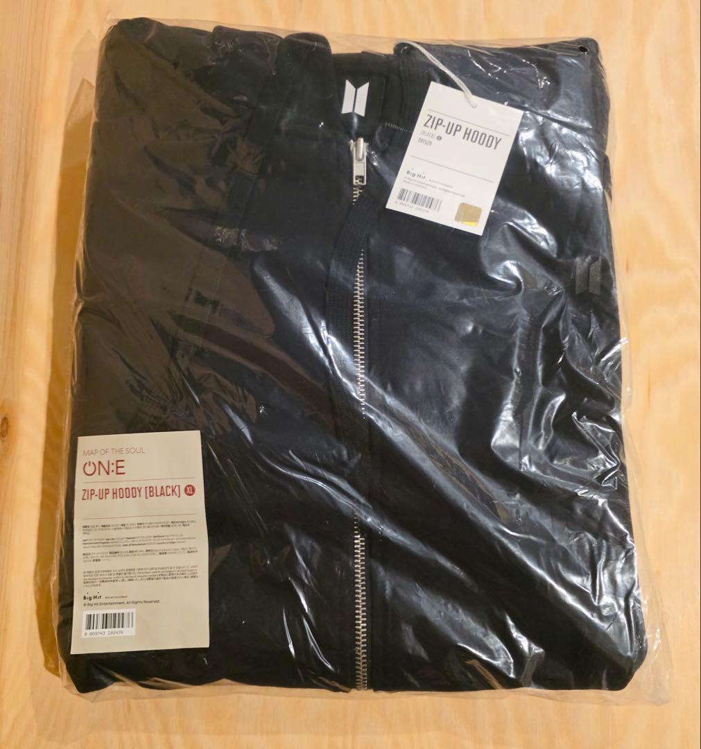 BTS MOS ON:E ジョングク ジミン 着用 ジップアップ パーカー　新品