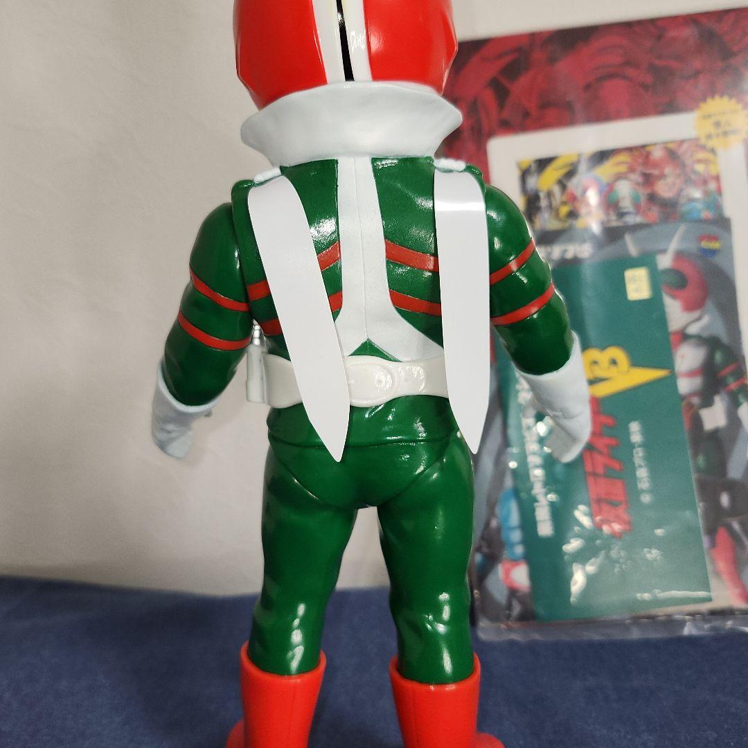 東映レトロソフビコレクション　仮面ライダーV3　ビニールマフラー版　面取れ