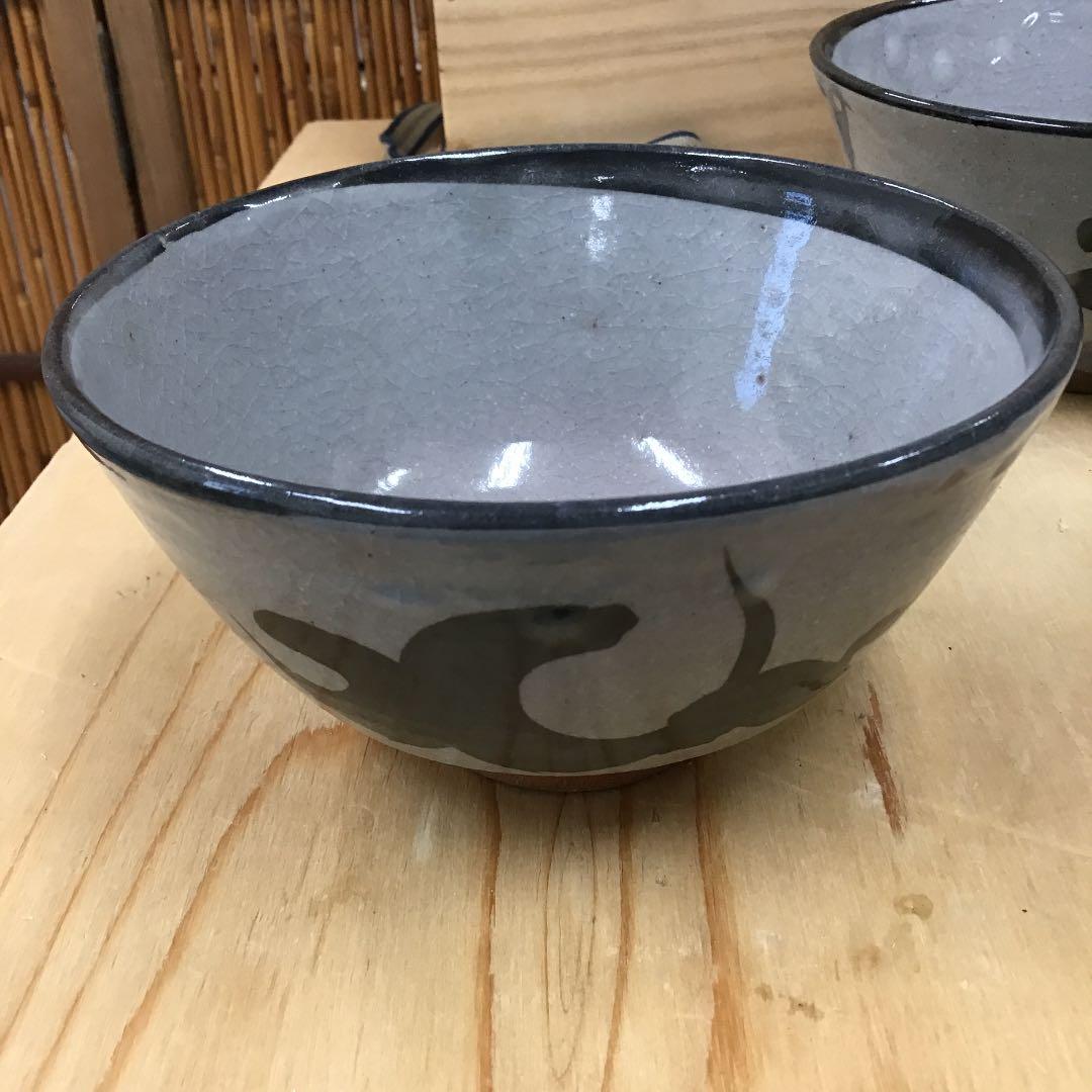 茶道具  茶碗 絵唐津 数茶碗 10客 八幡窯 造N167KC