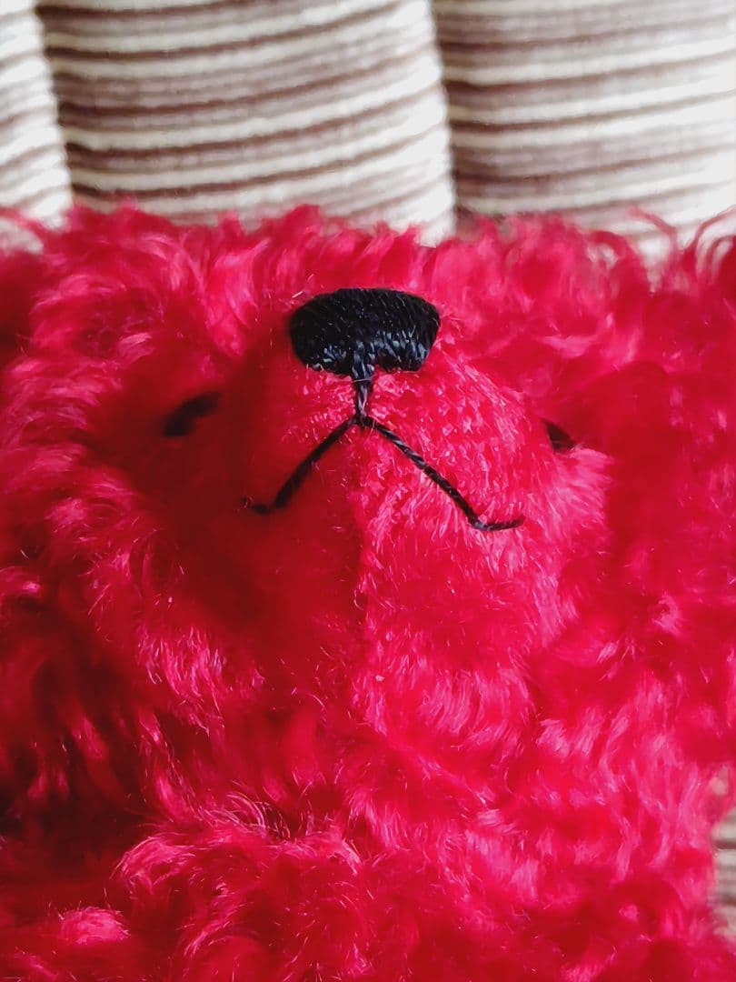 vintage シングルボタンインイヤー 手足稼働 お顔立ちのきれいなくまさん