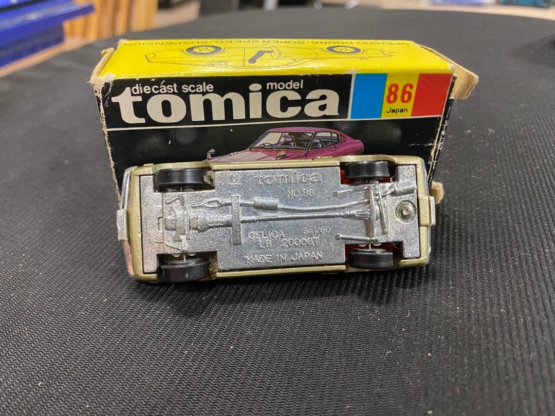 絶版トミカ トヨタ　セリカ2000GT LB 激レアモデル　黒箱　当時物