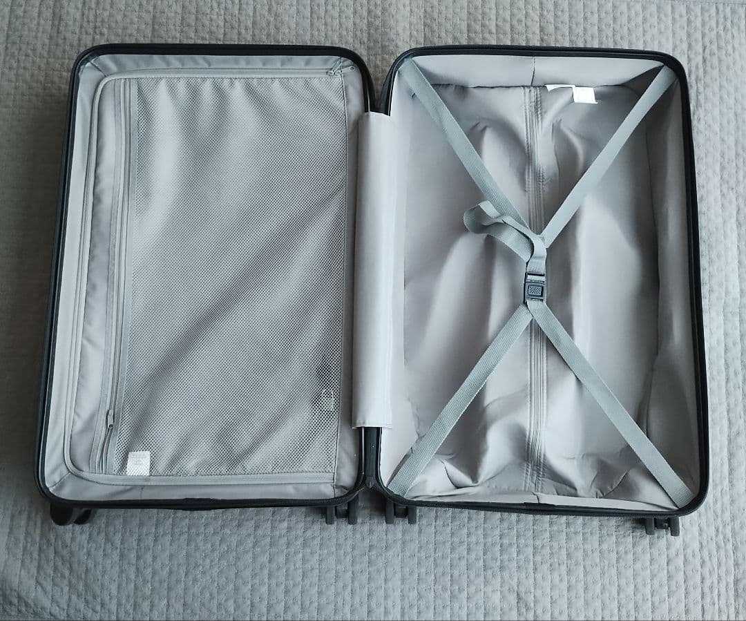 ■無印 キャリーケース 65L タイヤロック機能付