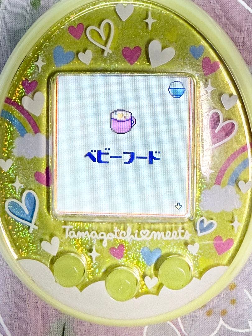 【動作確認済】たまごっちみーつ メルヘンみーつver. イエロー