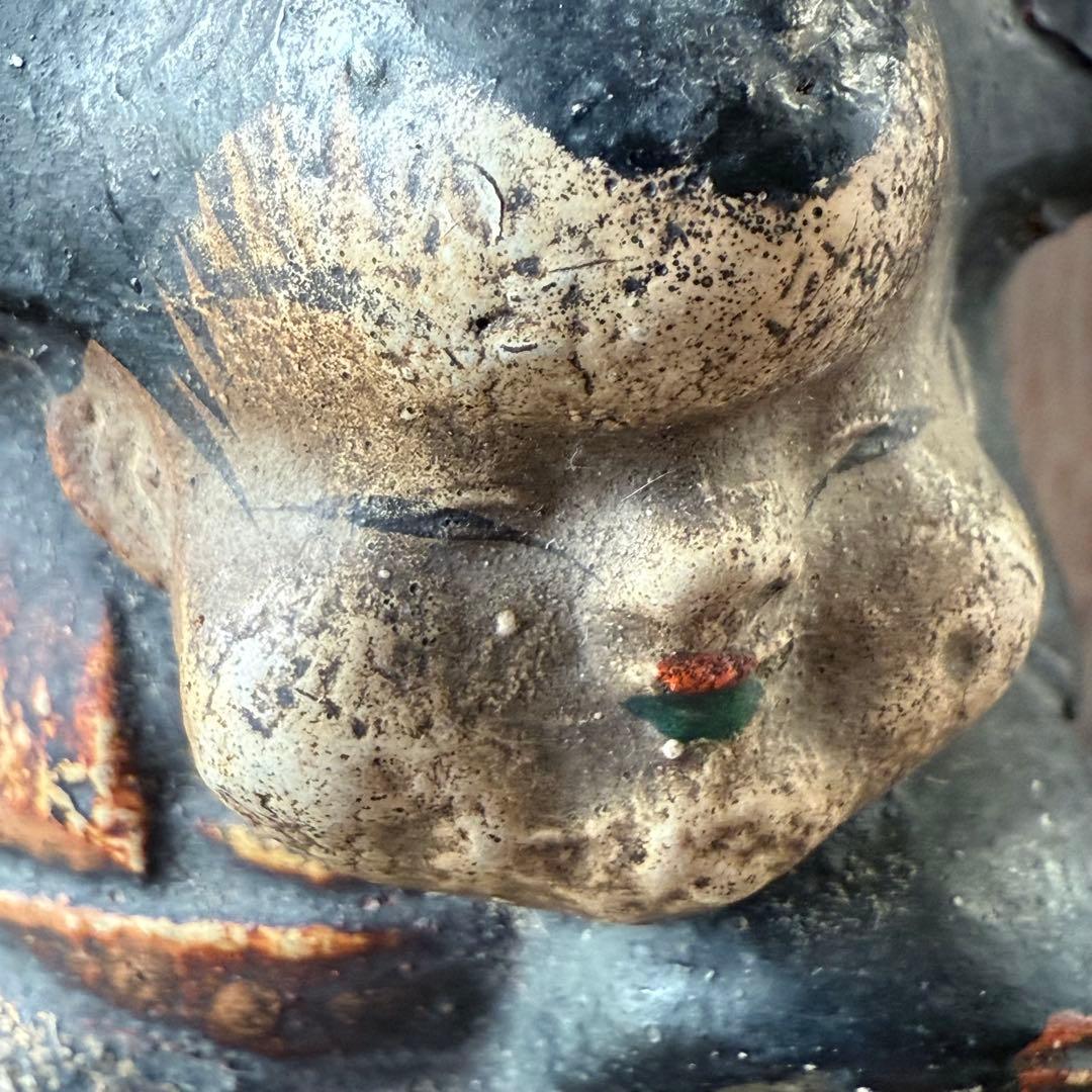 新春特別リリース‼️最強フィギュリンお福さん‼️「御福土偶」鵤幸右衛門作桐箱箱書あり