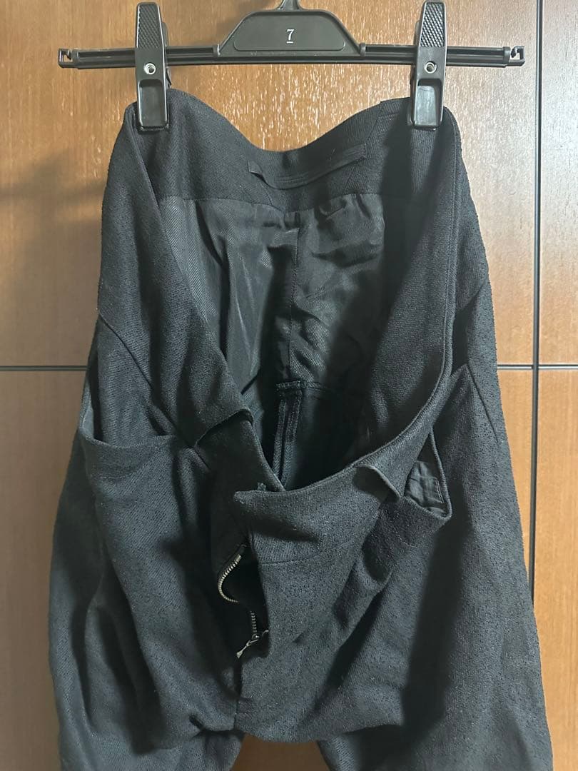 JULIUS（ユリウス）ブラック サルエルパンツ