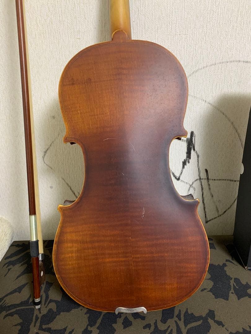 バイオリン 4弦 ブラウン 弓付き