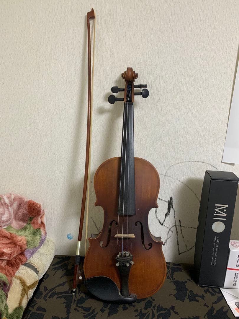 バイオリン 4弦 ブラウン 弓付き