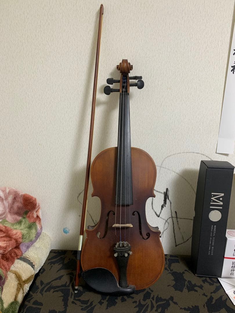 バイオリン 4弦 ブラウン 弓付き